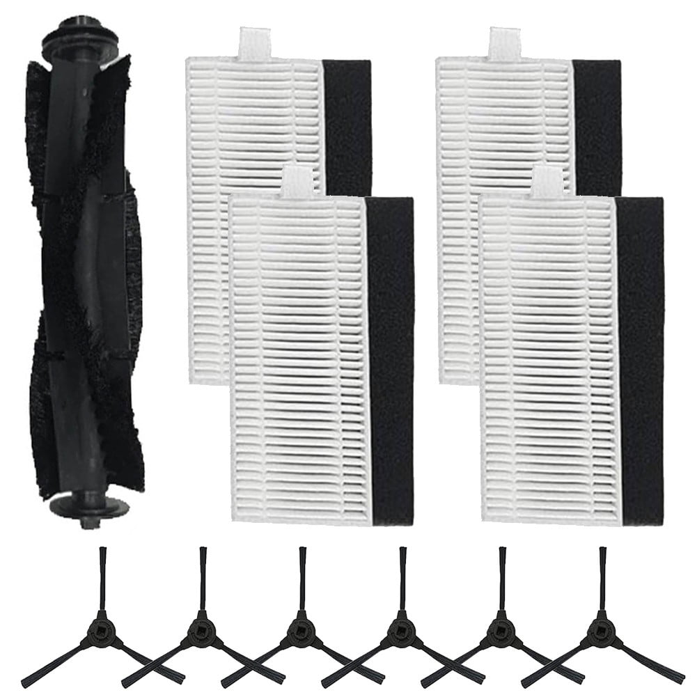 Replacement Parts Set Main Brush Side Brushes Filters For Ihome Robot Vacuums V1189-LWWAL-20260327-04124