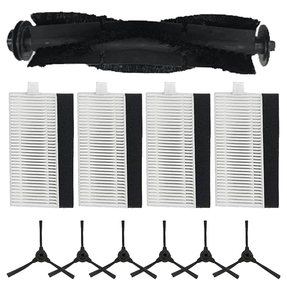Replacement Parts Set Main Brush Side Brushes Filters For Ihome Robot Vacuums V1189-LWWAL-20260327-04124