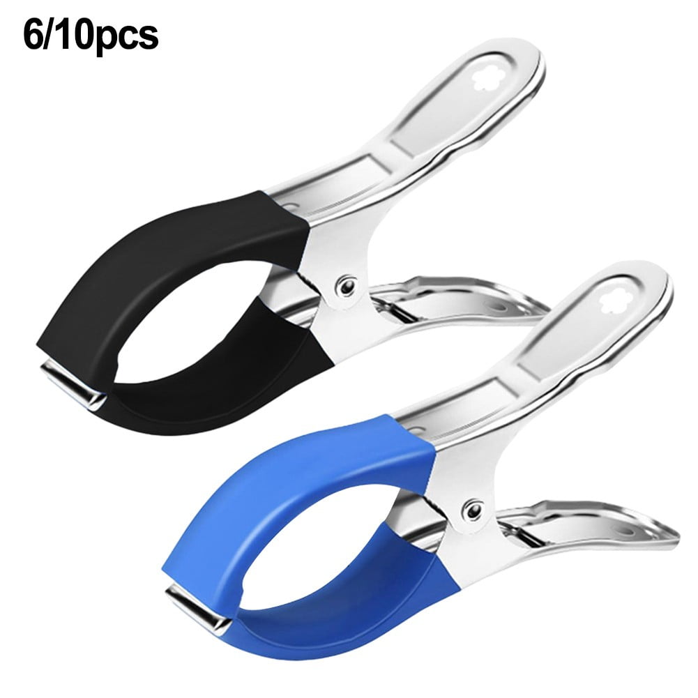 Windproof Pool Cover Clips 30Pcs For Above Ground And Hard Edged Pools-6Pcs Blue 6pcs black V1189-LWWAL-20260327-04125