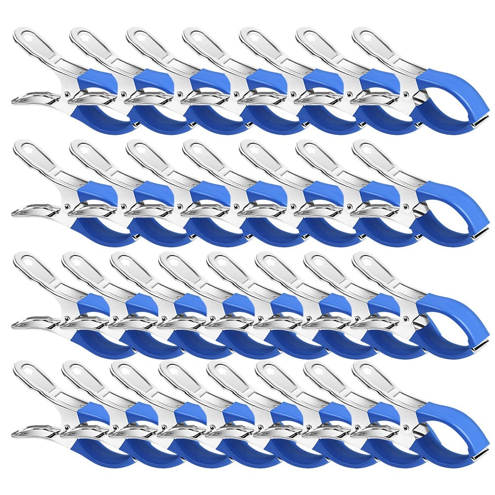 Windproof Pool Cover Clips 30Pcs For Above Ground And Hard Edged Pools-6Pcs Blue 30pcs blue V1189-LWWAL-20260327-04127