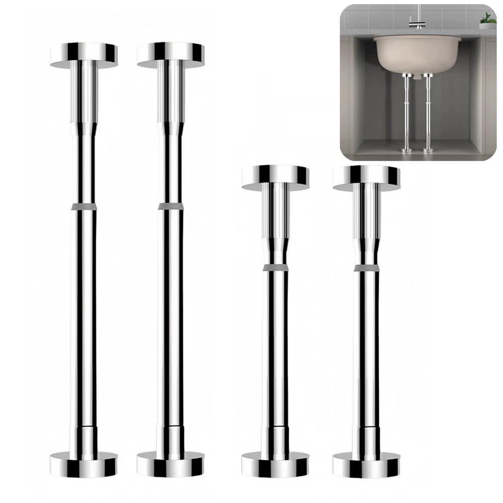 2Pcs Kitchen Sink Brackets Stainless Steel Adjustable Kitchen Sink Bracket Bottom installation Support Legs V1189-LWWAL-20260327-04146