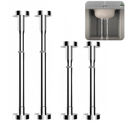 2Pcs Kitchen Sink Brackets Stainless Steel Adjustable Kitchen Sink Bracket Bottom installation Support Legs V1189-LWWAL-20260327-04146