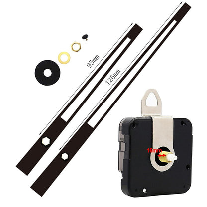 Quality Silent Quartz Diy Mechanism Movement Kit Large Long Hands Clock Movement High Torque Wall Clock V1189-LWWAL-20260327-04157