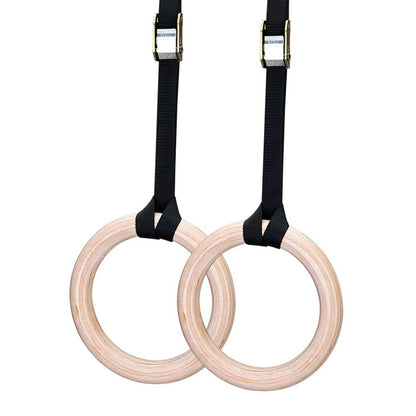 Wooden Gymnastics Rings Perfect For Strength And Conditioning Training 25Mm 19Cm V1189-LWWAL-20260327-04158