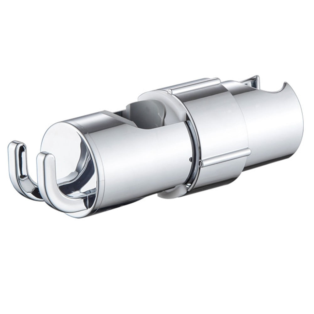 Adjustable Shower Head Holder With 2 Hooks Rotatable Handheld Shower Head Bracket For 16-27Mm Slide Rod V1189-LWWAL-20260327-04163