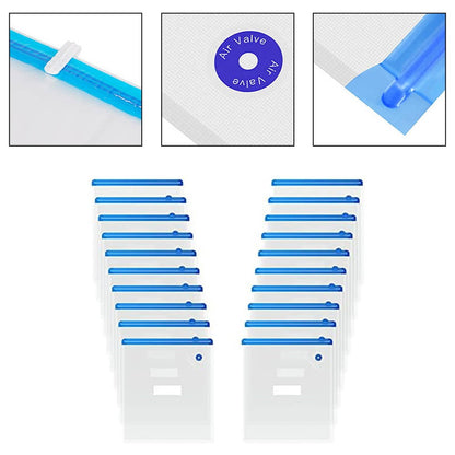 20Pc Printer Consumables Vacuum Bag For 3D Printer Filament Reusable Vacuum Compression Storage Bags 30X34 Cm V1189-LWWAL-20260327-04167