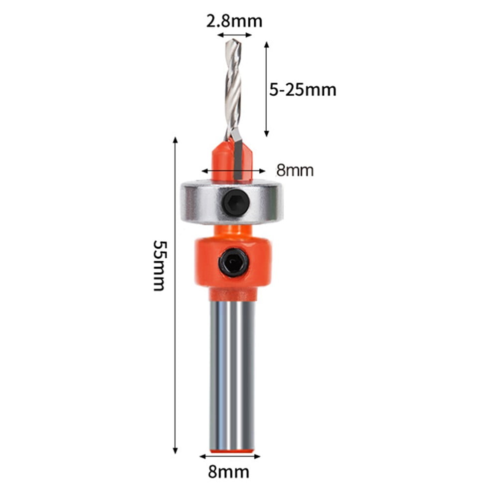 Hole Punch And Countersunk Drill Set For Paper Punching Edge Strip Puncher Countersink Drill Kit Adjustable V1189-LWWAL-20260327-04168
