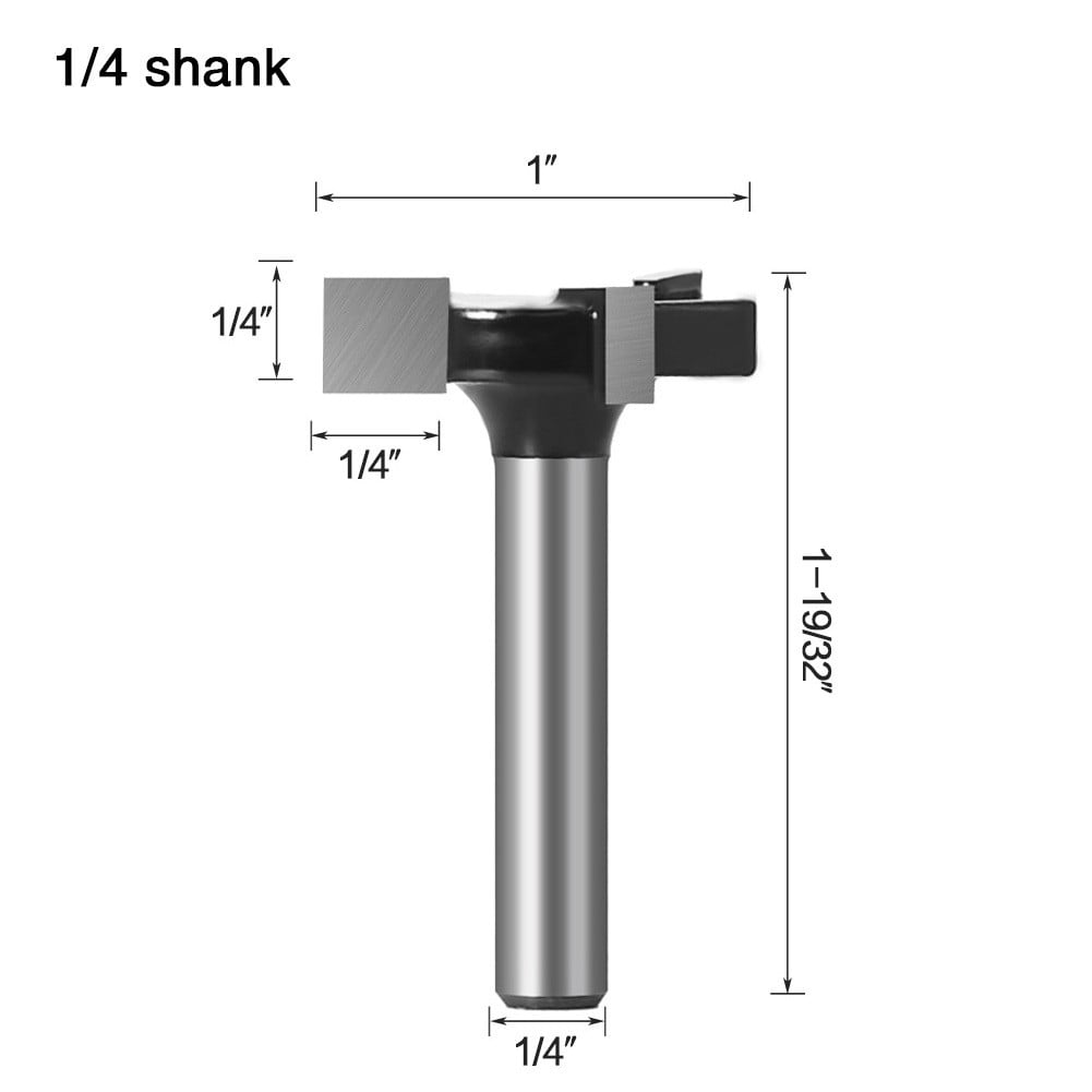 Durable 1/4 Inch Shank Cnc Spoilboard Surfacing Router Bit Carbide Tipped Tool Smile Home V1189-LWWAL-20260327-04182