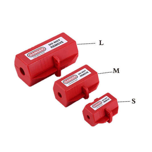 1Pc Electrical Plug-Lock Box Safety Tools For Electrical Industrial Household Plug-Power Lock Device Plastic V1189-LWWAL-20260327-04194