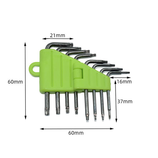 8Pcs Hex Torx Wrench Set L Type Screwdriver With Holes Hex Key T5 T7 T8 T9 T10 T15 T20 Hand Tools Wrenches V1189-LWWAL-20260327-04210