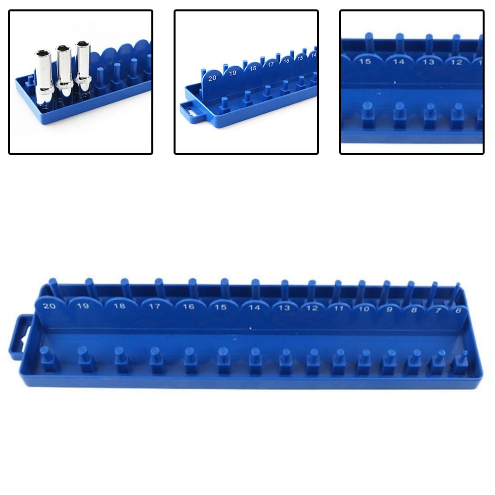Practical Socket Storage Organizer Tool Organizer Wrench 3/8 Inch Sleeve Bracket Metric Socket Tray Rack V1189-LWWAL-20260327-04211
