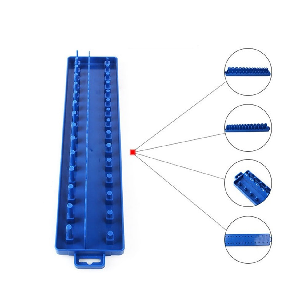 Practical Socket Storage Organizer Tool Organizer Wrench 3/8 Inch Sleeve Bracket Metric Socket Tray Rack V1189-LWWAL-20260327-04211