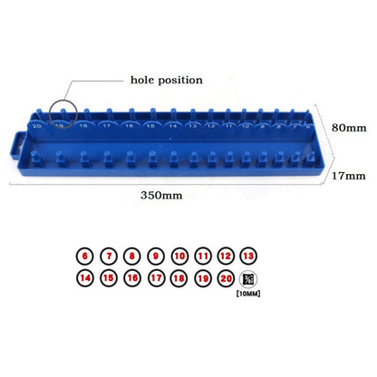 Practical Socket Storage Organizer Tool Organizer Wrench 3/8 Inch Sleeve Bracket Metric Socket Tray Rack V1189-LWWAL-20260327-04211