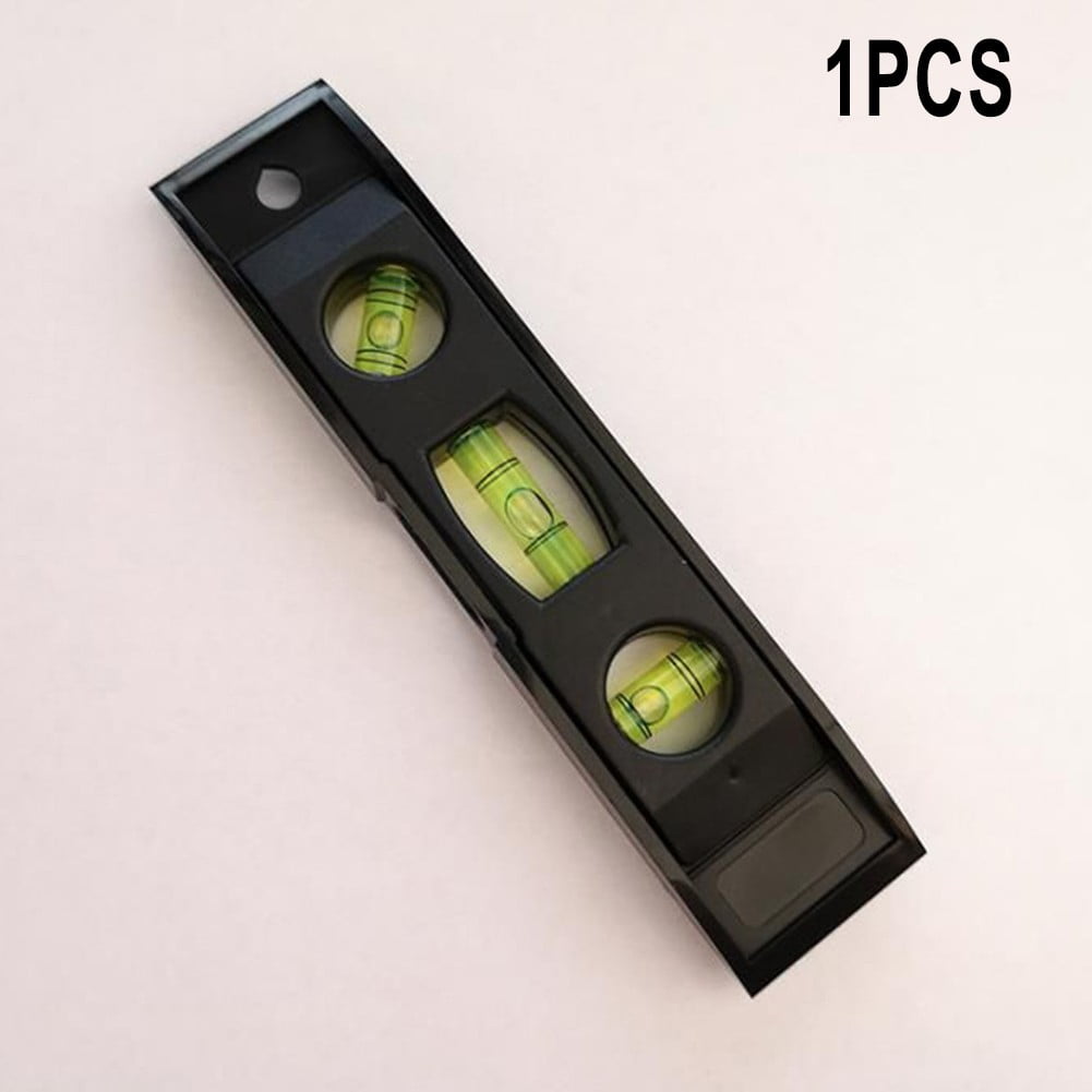 1 Pc Horizontal Ruler 3 Bubble Spirit. Level Magnetic Abs Shell Mini Pocket Portable Level Measure Tools V1189-LWWAL-20260327-04221