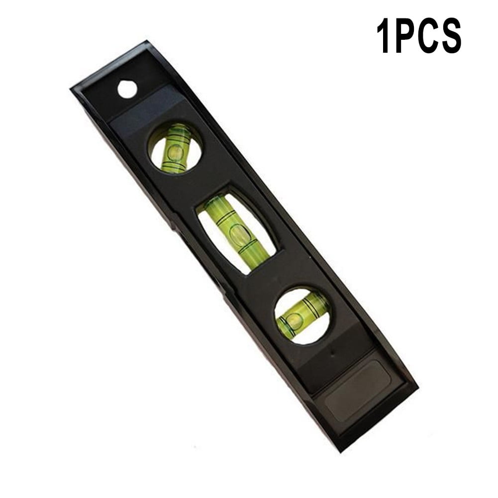 1 Pc Horizontal Ruler 3 Bubble Spirit. Level Magnetic Abs Shell Mini Pocket Portable Level Measure Tools V1189-LWWAL-20260327-04221