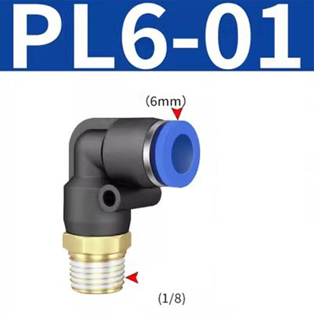 Pneumatic Elbow Quick Connector Air Fittings Thread Elbow Adapter Pl4-16 Pl6-01 Smile Home Pl6-01 V1189-LWWAL-20260327-04225