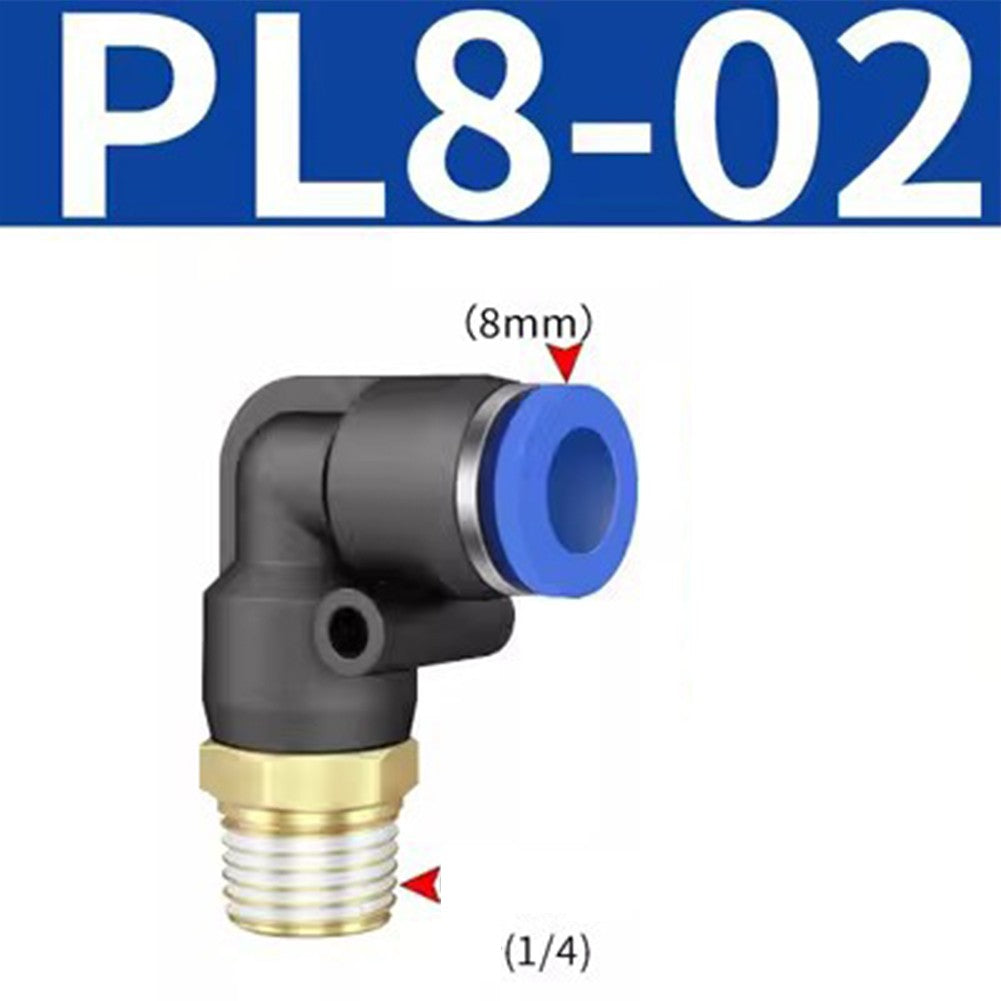Pneumatic Elbow Quick Connector Air Fittings Thread Elbow Adapter Pl4-16 Pl6-01 Smile Home Pl8-02 V1189-LWWAL-20260327-04227