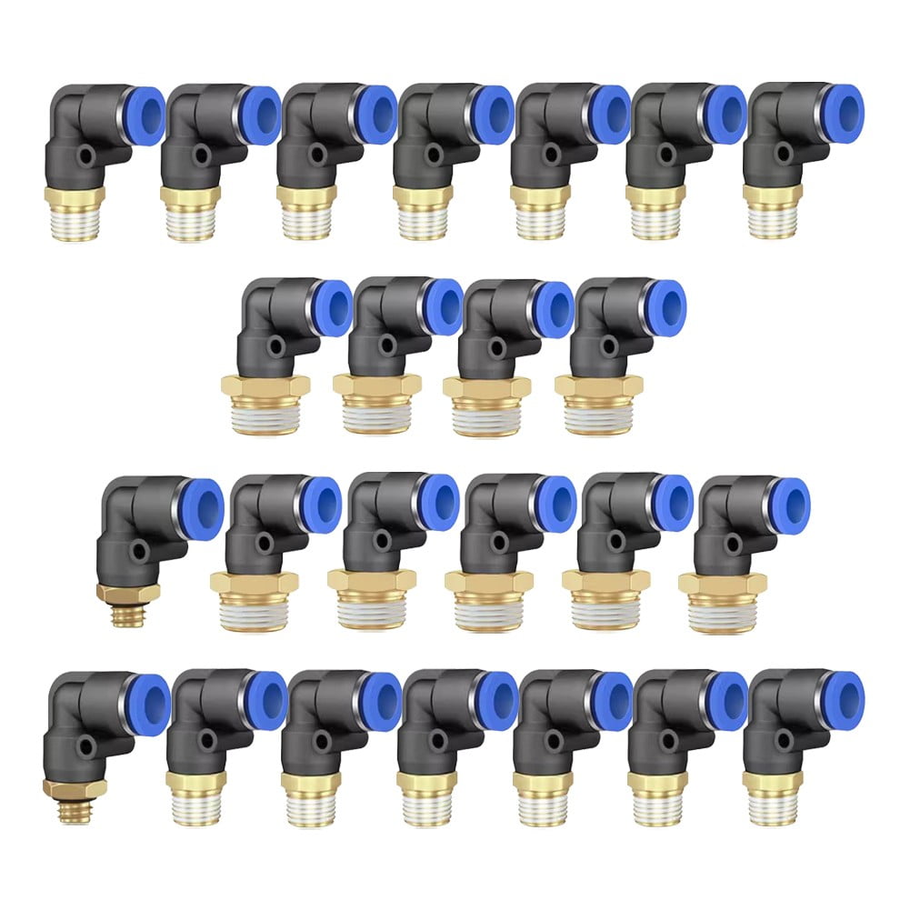 Pneumatic Elbow Quick Connector Air Fittings Thread Elbow Adapter Pl4-16 Pl6-01 Smile Home Pl10-03 V1189-LWWAL-20260327-04229