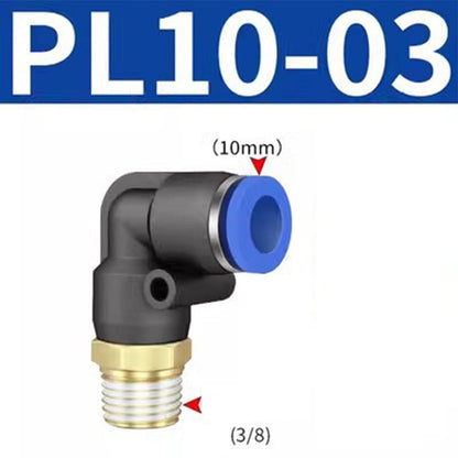Pneumatic Elbow Quick Connector Air Fittings Thread Elbow Adapter Pl4-16 Pl6-01 Smile Home Pl10-03 V1189-LWWAL-20260327-04229