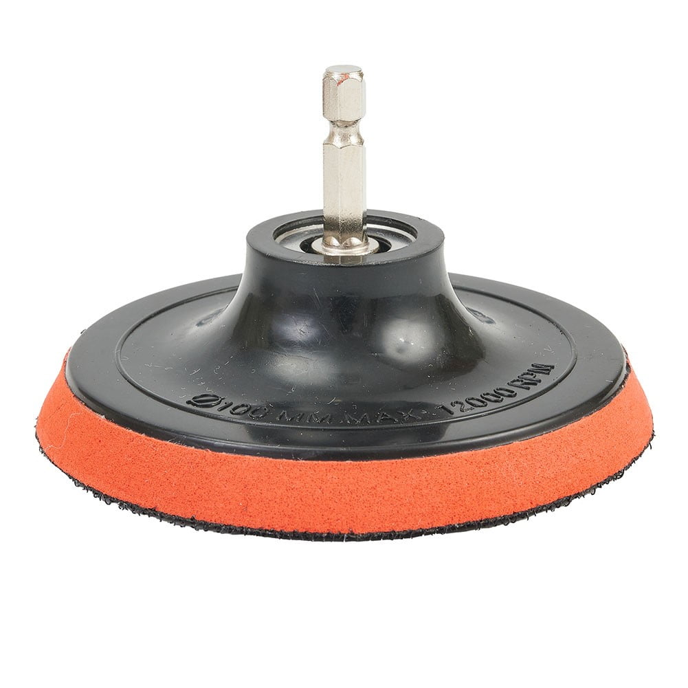 1 Set 100Mm Sanding Disc 60-240 Grit Sandpaper Buffing Wheel Hook-And Loop-Backing Pads For Electric Drill V1189-LWWAL-20260327-04232