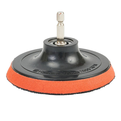 1 Set 100Mm Sanding Disc 60-240 Grit Sandpaper Buffing Wheel Hook-And Loop-Backing Pads For Electric Drill V1189-LWWAL-20260327-04232