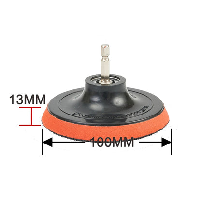 1 Set 100Mm Sanding Disc 60-240 Grit Sandpaper Buffing Wheel Hook-And Loop-Backing Pads For Electric Drill V1189-LWWAL-20260327-04232