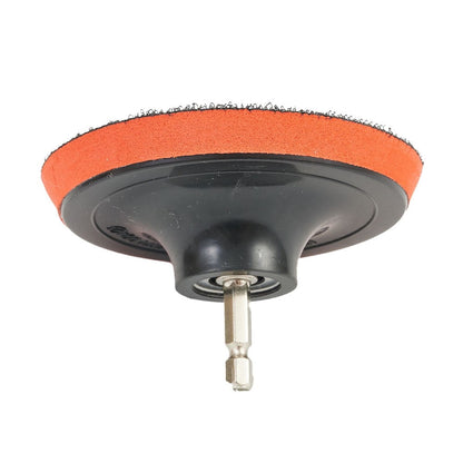 1 Set 100Mm Sanding Disc 60-240 Grit Sandpaper Buffing Wheel Hook-And Loop-Backing Pads For Electric Drill V1189-LWWAL-20260327-04232
