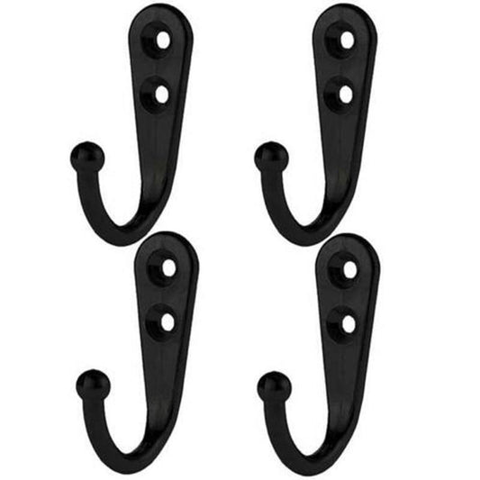 10pcs Vintage Wall Hooks With Screws Hangers Door Wall Metal Screws Zinc Alloy Hanger Hook For Home V1189-LWWAL-20260327-04234