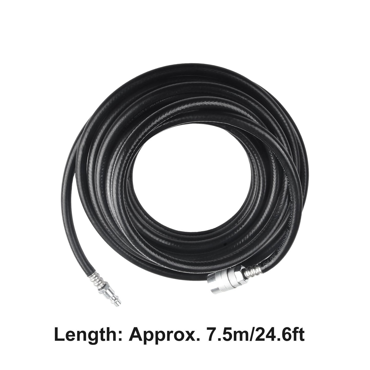 Air Compressor Hose 24.6Ft Pvc Pneumatic Accessories With Quick Connect Air Hose For Pneumatic Tools Air V1189-LWWAL-20260327-04245