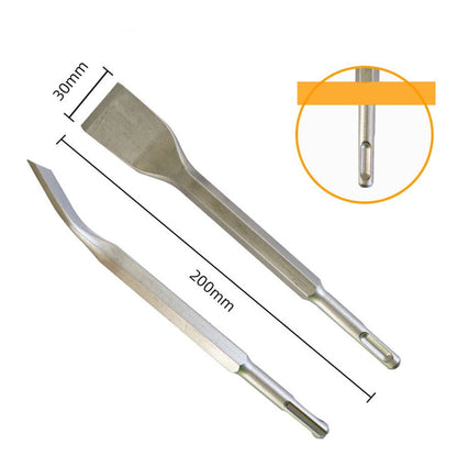 Curved Chisel Chisel Bit Drill Bit Round Shank Sds-Plus Square Handle 1Pc Carbon Steel Elbow Electric Pick V1189-LWWAL-20260327-04248