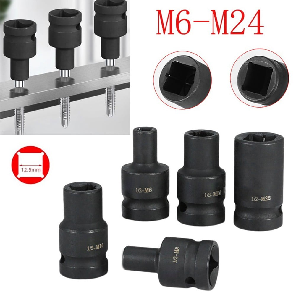 Tap Socket Double Square Head 1/2Inch Driver For Pneumatic Wrench Tool Accessories And Parts Replacement V1189-LWWAL-20260327-04251
