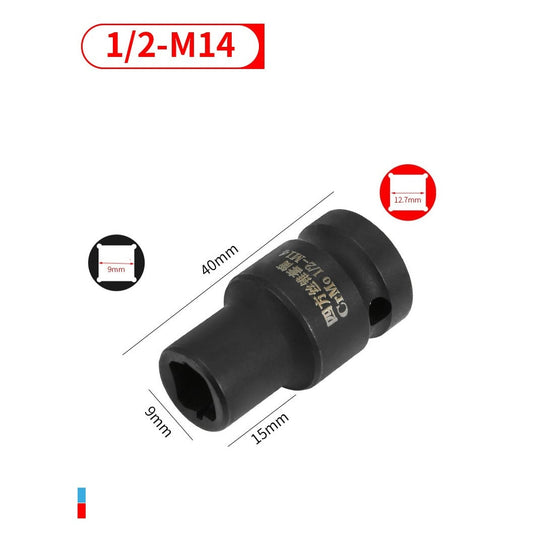 Tap Socket Double Square Head 1/2Inch Driver For Pneumatic Wrench Tool Accessories And Parts Replacement V1189-LWWAL-20260327-04253