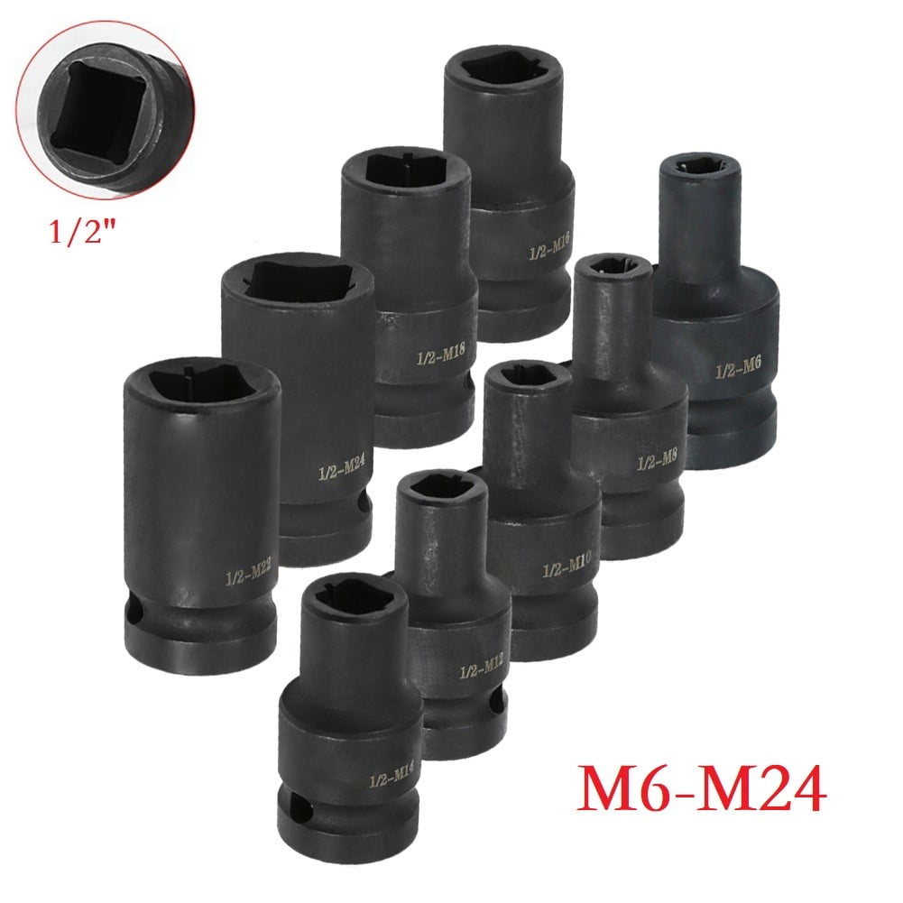 Tap Socket Double Square Head 1/2Inch Driver For Pneumatic Wrench Tool Accessories And Parts Replacement V1189-LWWAL-20260327-04257