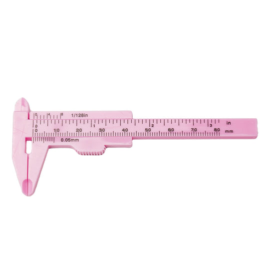 1X 0-80Mm Plastic Sliding Vernier Caliper Gauge Measure Tool Double Scale Ruler For Jewelry/Antiques V1189-LWWAL-20260327-04260