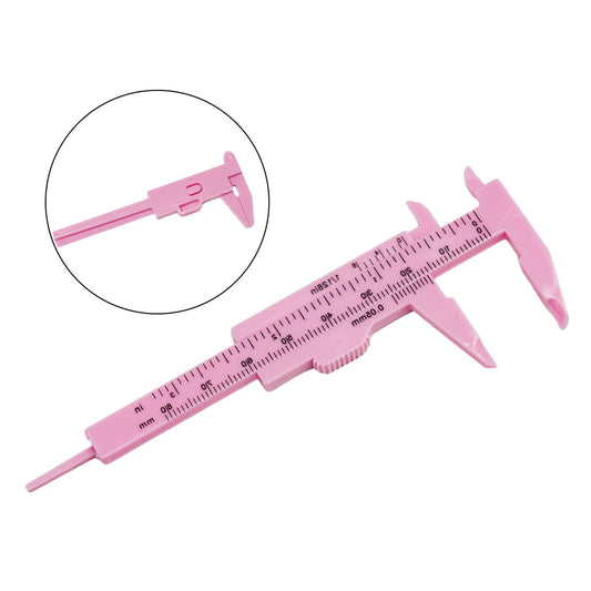 1X 0-80Mm Plastic Sliding Vernier Caliper Gauge Measure Tool Double Scale Ruler For Jewelry/Antiques V1189-LWWAL-20260327-04260
