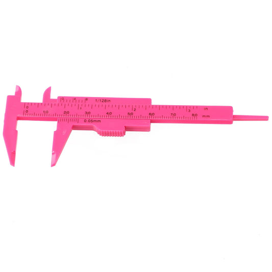 1X 0-80Mm Plastic Sliding Vernier Caliper Gauge Measure Tool Double Scale Ruler For Jewelry/Antiques V1189-LWWAL-20260327-04261