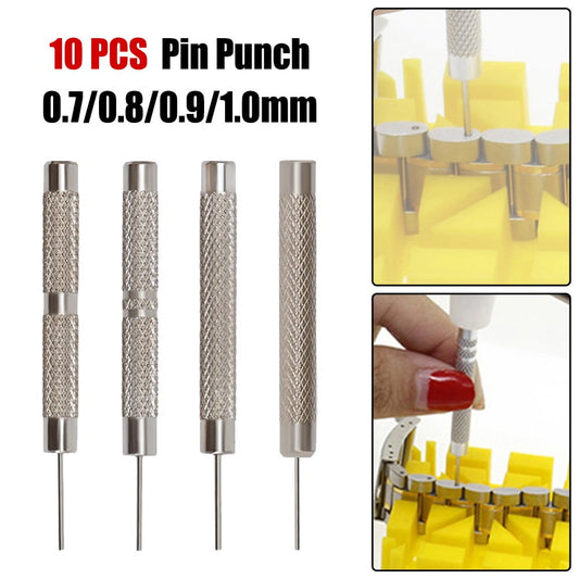 Watch Strap Pin Pin Punch Link Punch Pin Stick- Watch Repair Tool 0.7-1.0Mm 10Pcs Bar Hammer Punch Thimble V1189-LWWAL-20260327-04262