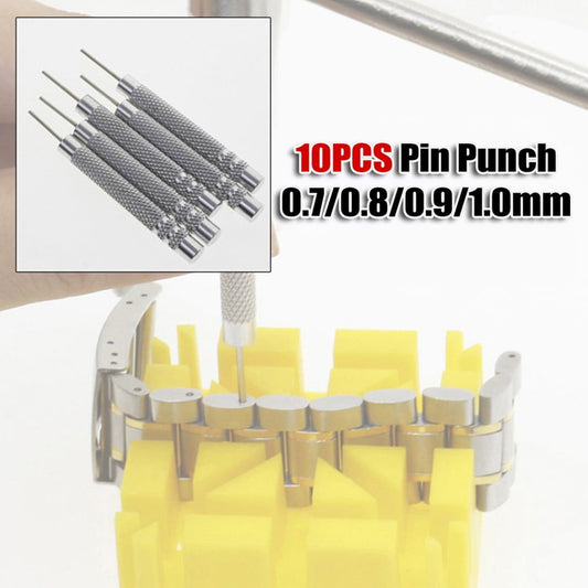 Watch Strap Pin Pin Punch Link Punch Pin Stick- Watch Repair Tool 0.7-1.0Mm 10Pcs Bar Hammer Punch Thimble V1189-LWWAL-20260327-04263