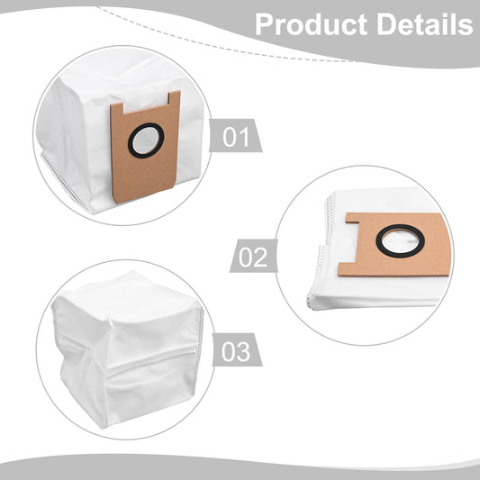 10 PACK 4/10 Pcs Dust Bags For AIRROBO T20 T20+ Vacuum Cleaner Replacement Robot Sweeper Spare Part V1189-LWWAL-20260327-04265