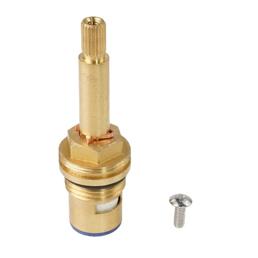 Shower Bath Taps Valve Cartridge Quarter Turn Flow Long Tall Stem Insert 20 1/2" Bathroom Fixture Faucet V1189-LWWAL-20260327-04267