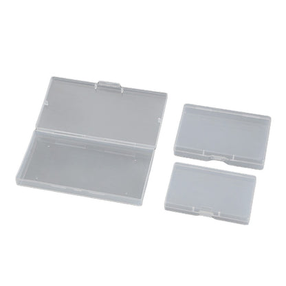 10pcs Transparent Plastic Storage Box Rectangle Box Case For Parts Tools Storage Box Jewelry Earring Display V1189-LWWAL-20260327-04274