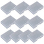10pcs Transparent Plastic Storage Box Rectangle Box Case For Parts Tools Storage Box Jewelry Earring Display V1189-LWWAL-20260327-04276