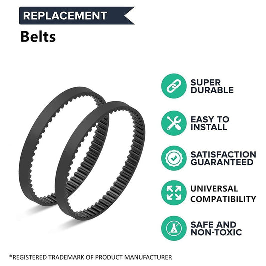 4Pc Belts Replacement For Eureka Floorrover Neu560, Neu562A, Neu562, Neu520, Neu526 Vacuum Cleaner Style V1189-LWWAL-20260327-04280