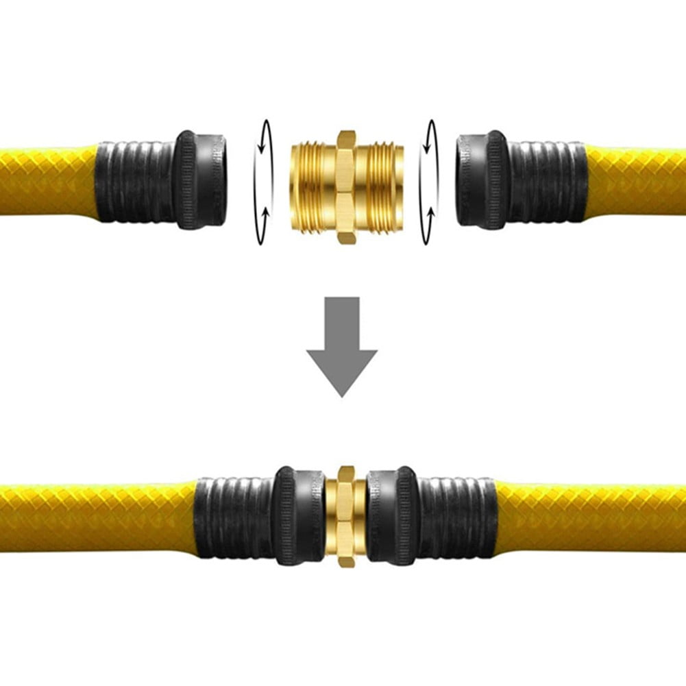 Brass Garden Hose Adapter Male To Male Quick Connector 2 Pack 34 Inch YIWEI V1189-LWWAL-20260327-04293