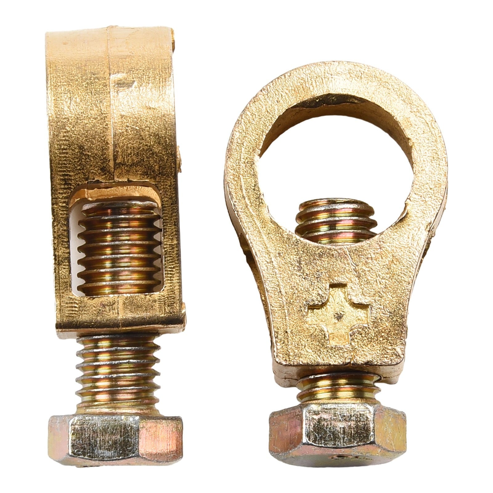 Pure Copper Car Battery Terminal Clamps Set Positive Negative Post Connectors With Bolts And Washers V1189-LWWAL-20260327-04299