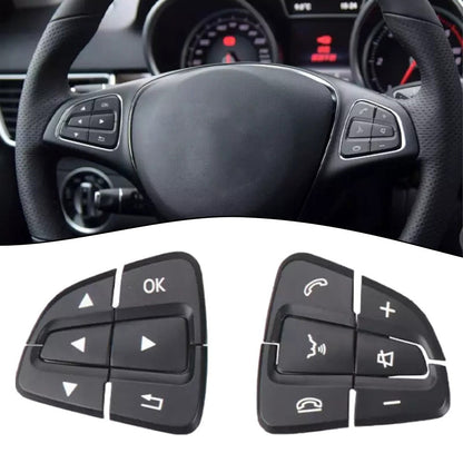Pair Car Steering Wheel Switch Button Cover For Mercedes For Benz W176 W166,W292 V1189-LWWAL-20260327-04303