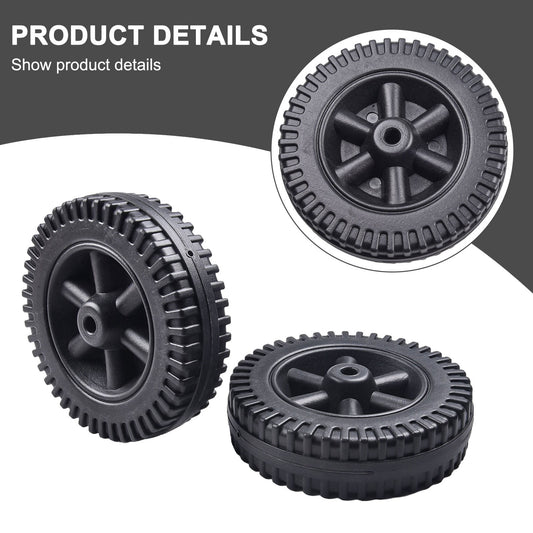 Lierteer 2Pcs/Set Grill Wheels Replacement Parts 170/177mm 7 Inch BBQ Grill Wheel Barbecue Grills Kitchen V1189-LWWAL-20260327-04304