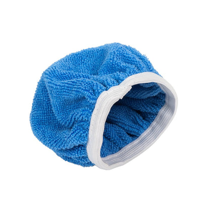 LLDI Polisher Buffing Pads Bonnet Cover Light Blue 10pcs 5-6Inch Microfiber V1189-LWWAL-20260327-04307