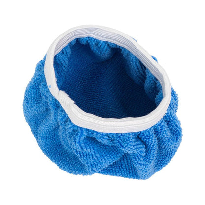 LLDI Polisher Buffing Pads Bonnet Cover Light Blue 10pcs 5-6Inch Microfiber V1189-LWWAL-20260327-04307