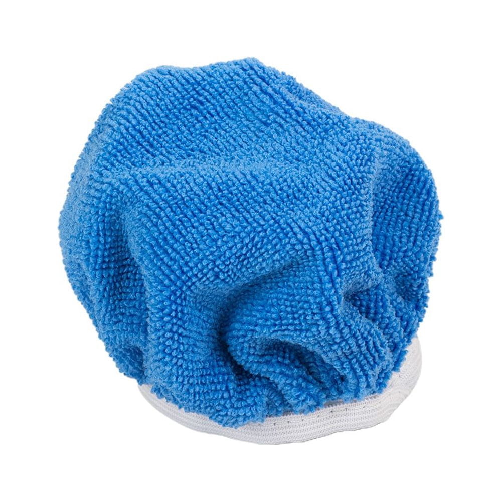 LLDI Polisher Buffing Pads Bonnet Cover Light Blue 10pcs 5-6Inch Microfiber V1189-LWWAL-20260327-04307